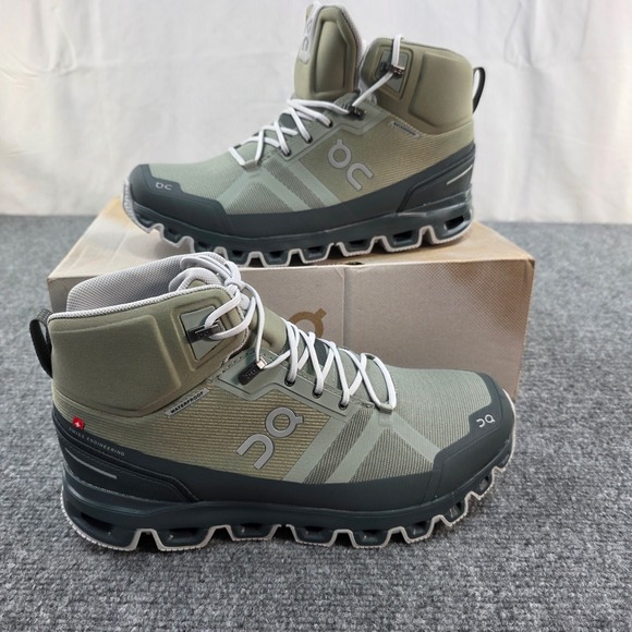 On Running Cloudrock Waterproof Hiking Boots Men's Size 8.5 US Trail Running - Picture 1 of 11